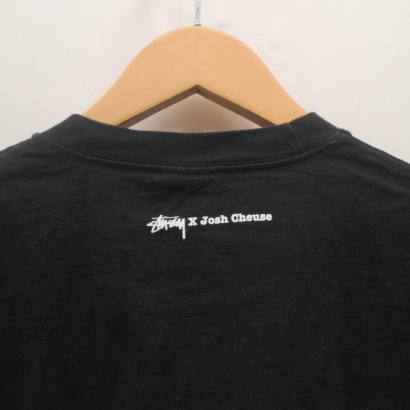ステューシー STUSSY Tシャツ 半袖 00s OLD Josh Cheuse OASIS Liam Gallagher フォト プリント Tシャツ M 黒 / ブラック / black メンズ USED 古着 中古 50167088
