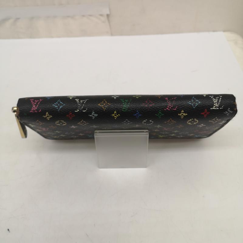 ルイヴィトン LOUIS VUITTON 財布 長財布 モノグラム マルチカラー ジッピー ウォレット M60243 ノワール ラウンドファスナー 長財布 - 黒 / ブラック / black レディース USED 古着 中古 50167093