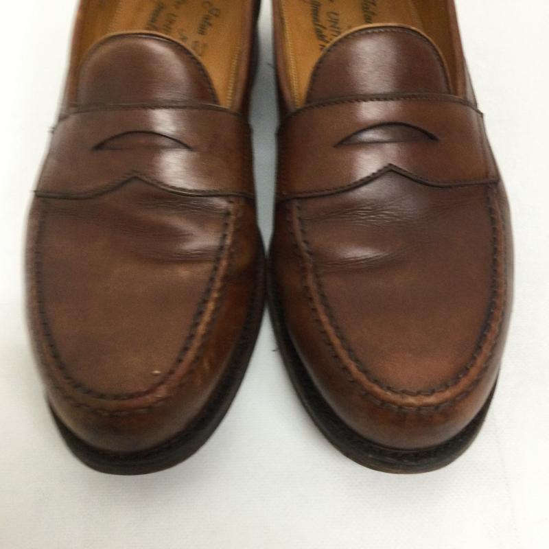 ユナイテッドアローズグリーンレーベルリラクシング UNITED ARROWS green label relaxing 革靴 革靴 JALAN SRIWIJAYA コインローファー 98488　レザーソール 26.5cm 茶 / ブラウン / brown メンズ USED 古着 中古 50167094