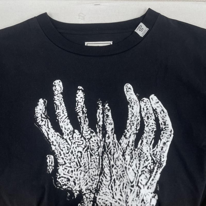 ミハラヤスヒロ MIHARAYASUHIRO Tシャツ 半袖 MASSES コラボ グラフィック HANDS PRINT T-SHIRTS MMY Tシャツ c15ts046 46 黒 / ブラック / black メンズ USED 古着 中古 50167095