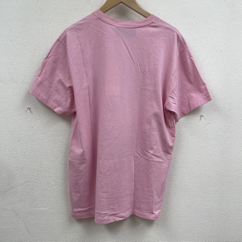グッチ GUCCI Tシャツ 半袖 adidas コラボ cotton jersey t-shirt ロゴ プリント Tシャツ タグ付き 548334 xjemj S 桃 / ピンク / pink メンズ USED 古着 中古 50167102