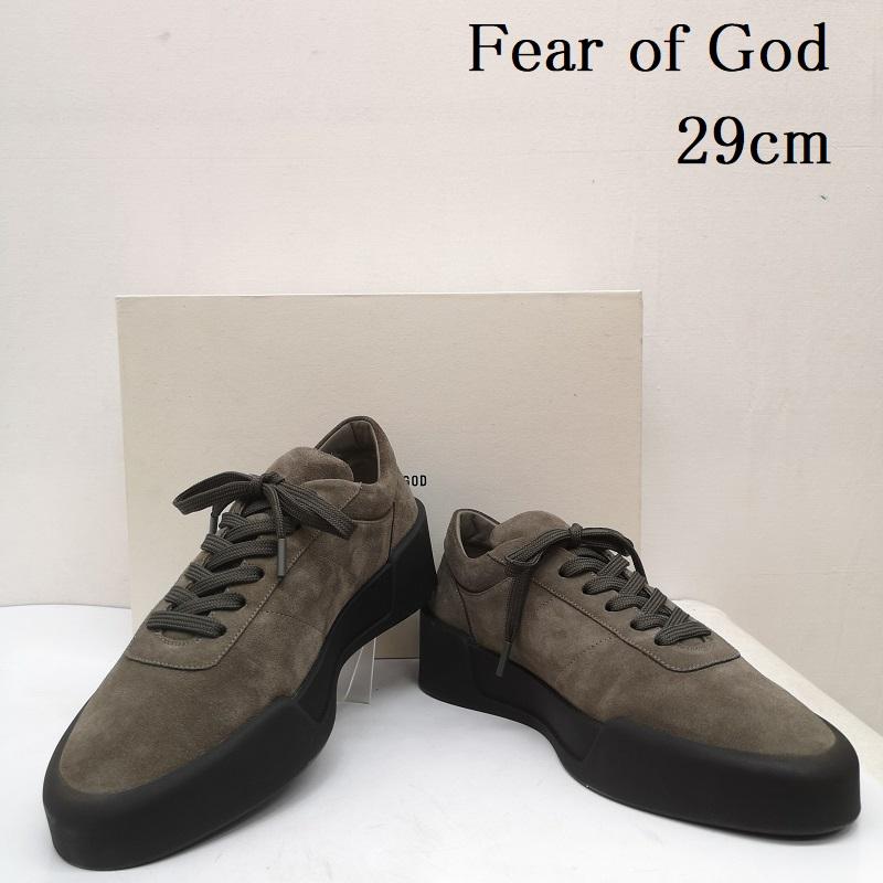 フィアーオブゴッド Fear of God スニーカー スニーカー Suede Aerobic Low fg25fw80-101sue 259 スエード スニーカー 44 29.0cm 灰 / グレー / gray メンズ USED 古着 中古 50167104