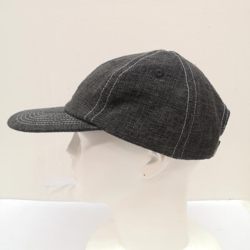 ステューシー STUSSY 帽子 キャップ ブラック デニム 刺繍 ロゴ キャップ - 黒 / ブラック / black メンズ USED 古着 中古 50167109