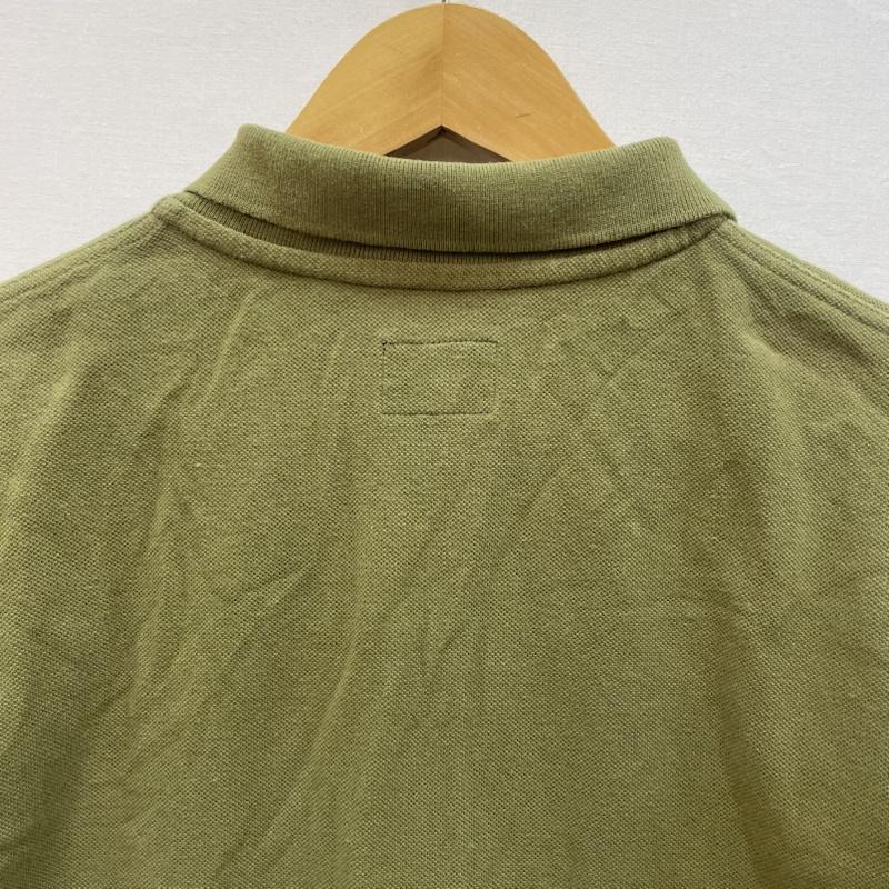 ステューシー STUSSY ポロシャツ 半袖 00s クレイジーフォントロゴ ポロシャツ M カーキ / カーキ / khaki メンズ USED 古着 中古 50167112