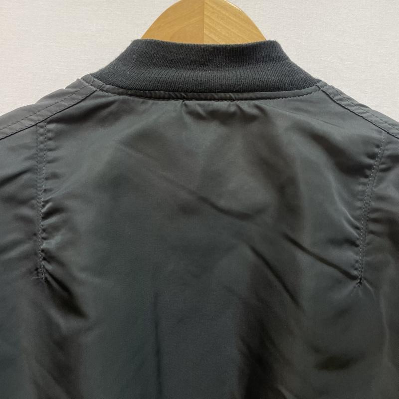 アルファ インダストリー Alpha Industries ジャケット、上着 ジャンパー、ブルゾン 90s USA製 MA-1 フライト ジャケット ワッペンカスタム S 無地 黒 / ブラック / black メンズ USED 古着 中古 50167114
