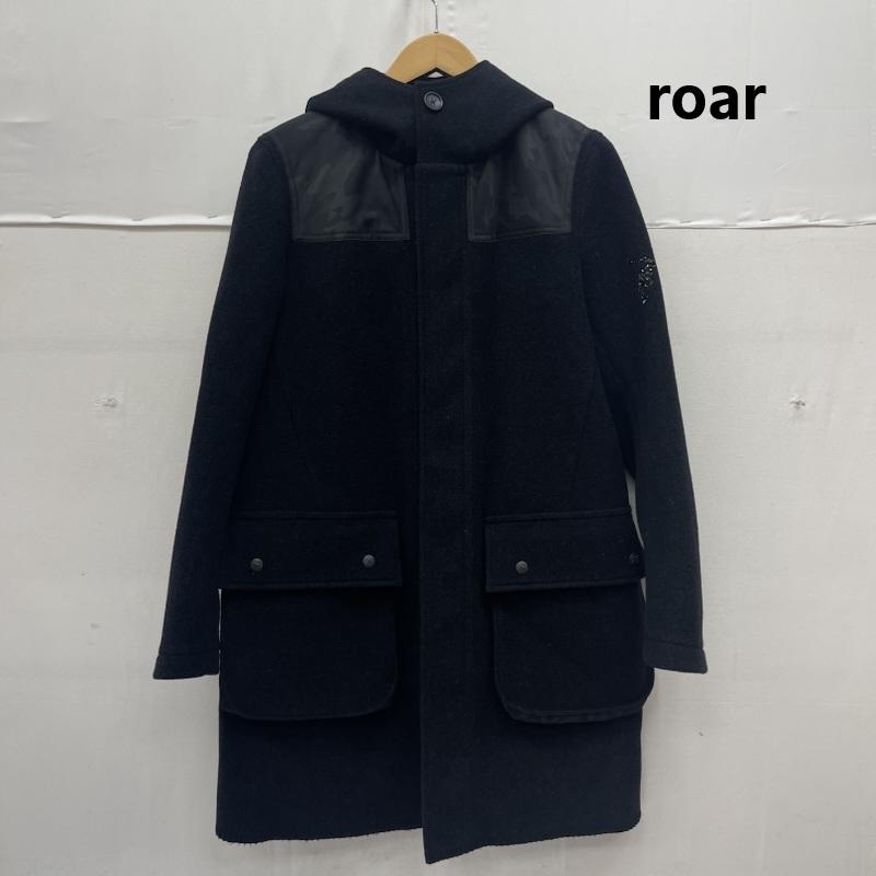 ロア－ roar コート コート一般 ROYAL FLASH 別注 メタルパーツ フード付き ロング コート 16FRC-09RF 1 黒 / ブラック / black メンズ USED 古着 中古 50167116