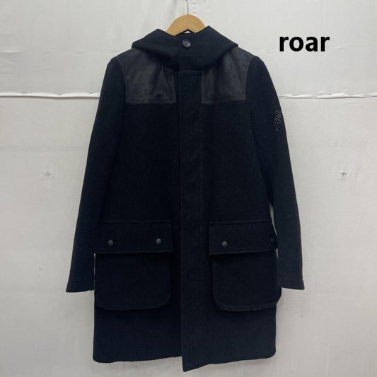 ロア－ roar コート コート一般 ROYAL FLASH 別注 メタルパーツ フード付き ロング コート 16FRC-09RF 1 黒 / ブラック / black メンズ USED 古着 中古 50167116
