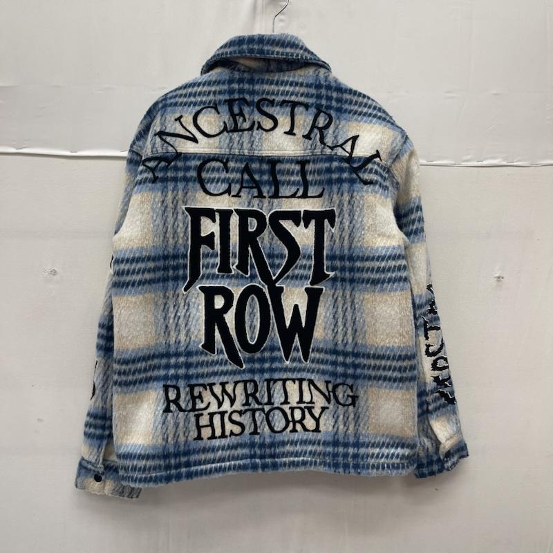 古着 USED ジャケット、上着 ジャンパー、ブルゾン FIRST ROW ANCESTRAL CALL SHACKET レタリング刺繍 シャツ ジャケット FRJ2091 M マルチカラー / マルチカラー / multicolor メンズ USED 古着 中古 50167117
