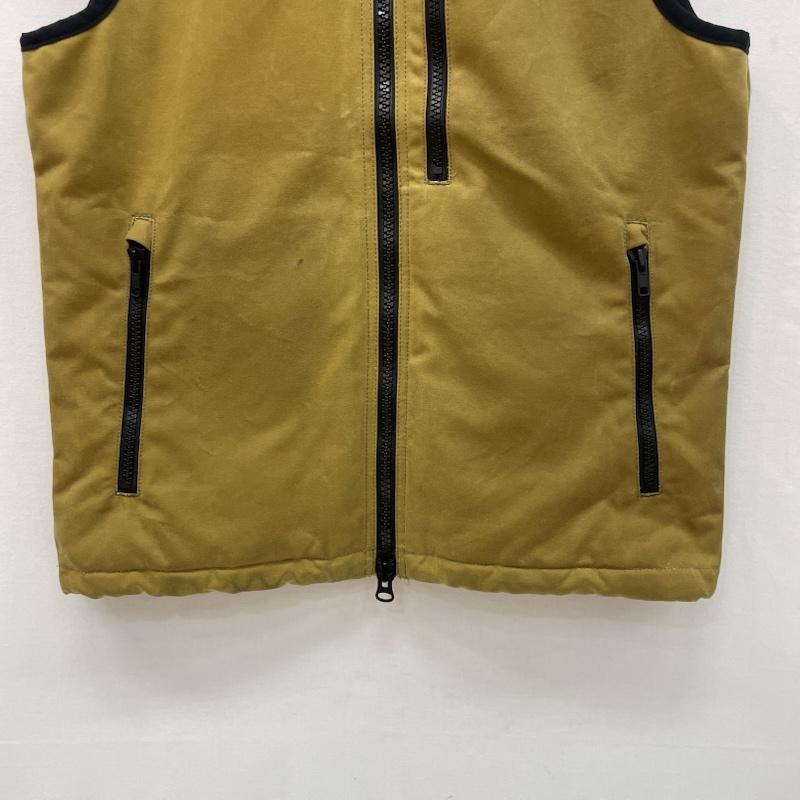 フィルソン FILSON ベスト ベスト オイルドコットン ティンクロス プリマロフト ベスト S 無地 マスタード / マスタード / メンズ USED 古着 中古 50167118