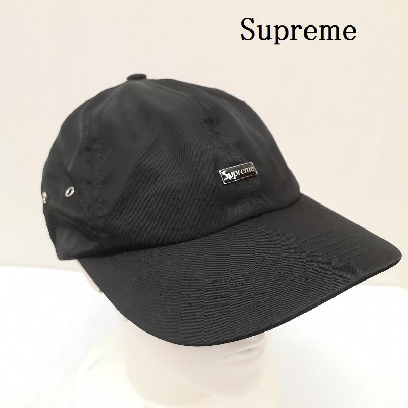 シュプリーム Supreme 帽子 キャップ 23AW Enamel Logo 6-Panel キャップ - 黒 / ブラック / black メンズ USED 古着 中古 50167120