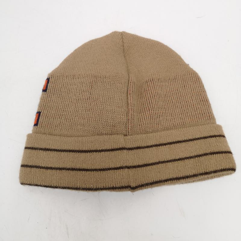 シュプリーム Supreme 帽子 ニット帽 ロゴ 刺繡 ニット キャップ ビーニー - 茶 / ブラウン / brown メンズ USED 古着 中古 50167122