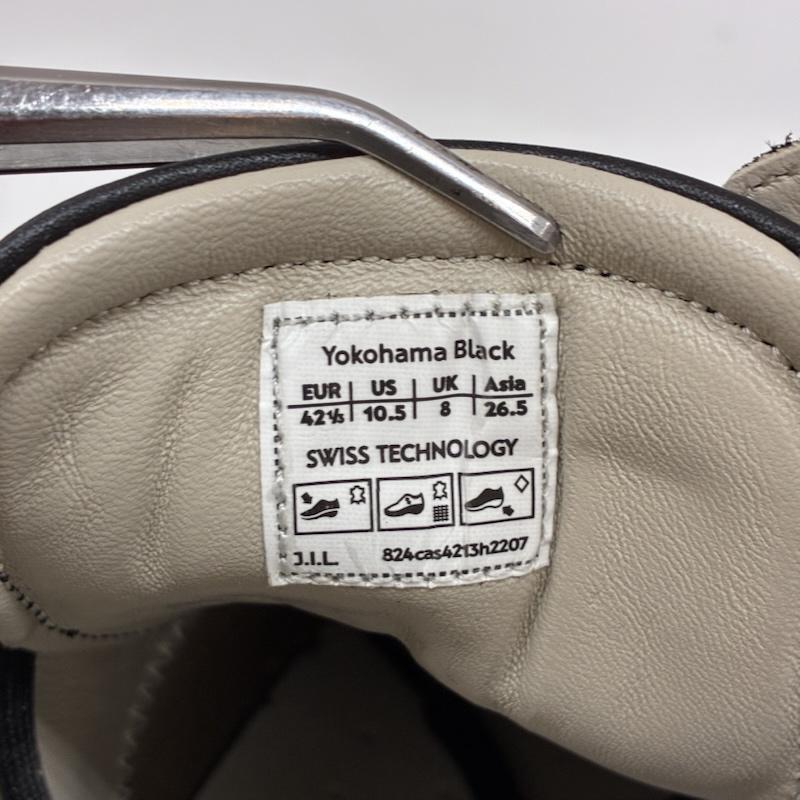 ジョヤ JOYA スニーカー スニーカー YOKOHAMA BLACK フルグレイン レザー コンフォート シューズ スニーカー 26.5cm メンズ USED 古着 中古 50167123