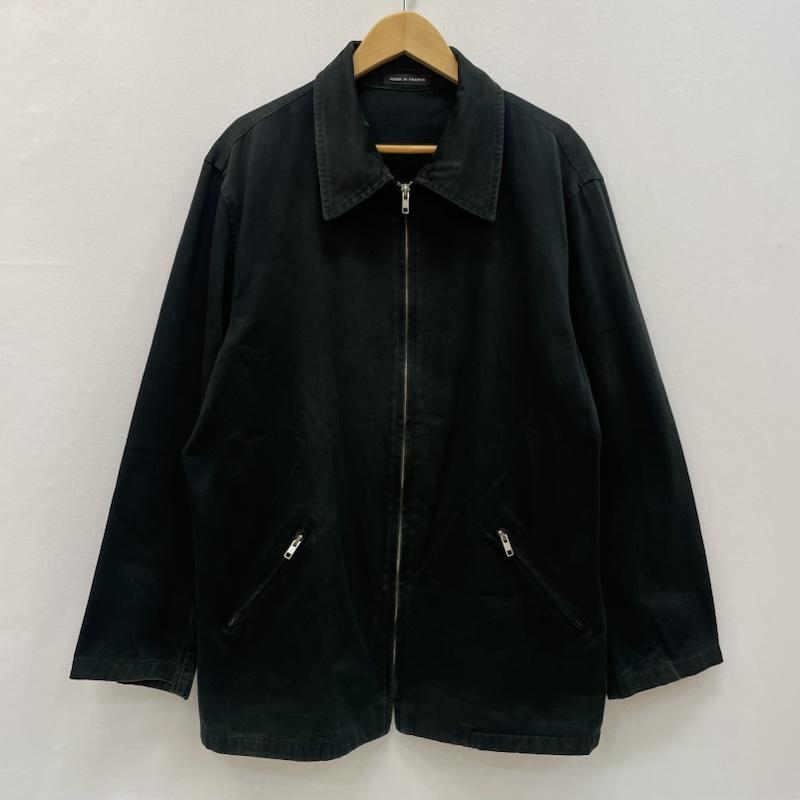 アニエス・ベー agnes b. ジャケット、上着 ジャンパー、ブルゾン 90s コットンツイル ジップアップブルゾン スウィングトップ 2 無地 黒 / ブラック / black メンズ USED 古着 中古 50167126