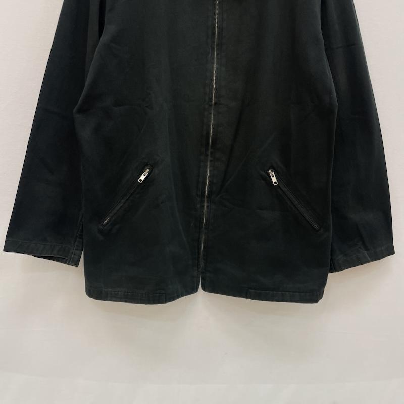 アニエス・ベー agnes b. ジャケット、上着 ジャンパー、ブルゾン 90s コットンツイル ジップアップブルゾン スウィングトップ 2 無地 黒 / ブラック / black メンズ USED 古着 中古 50167126