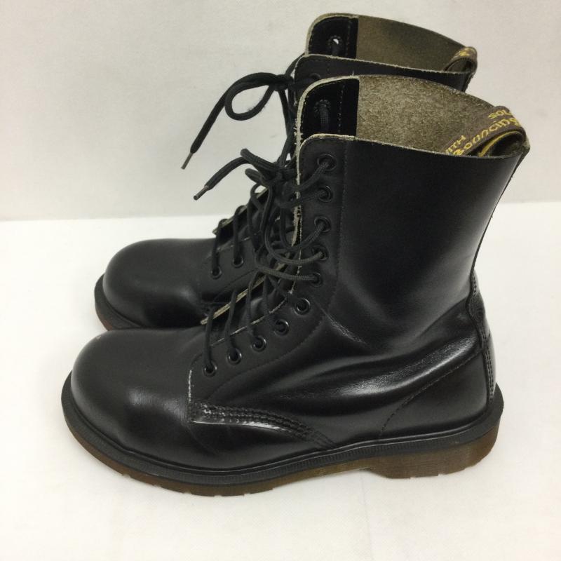 ドクターマーチン Dr.Martens ブーツ ショートブーツ dr.martens 10ホール スチールトゥ イングランド製 UK：7 黒 / ブラック / black メンズ USED 古着 中古 50167130