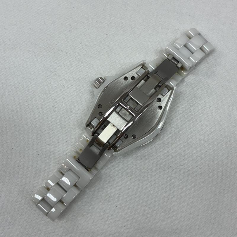 ピエールタラモン PIERRETALAMON 腕時計 アナログ（クォーツ式） PT-1600L-WH セラミック ダイヤモンド クォーツ アナログ 腕時計 - レディース USED 古着 中古 50167131