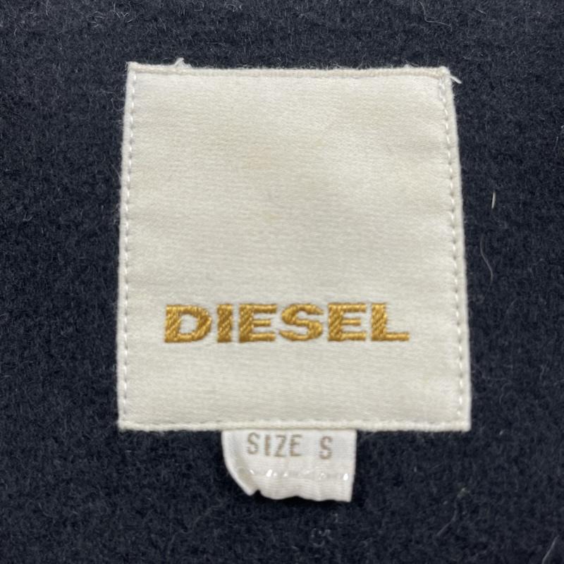ディーゼル DIESEL コート コート一般 切替 デザイン フード付き ダッフル ロング コート 00E8F202 S 黒 / ブラック / black メンズ USED 古着 中古 50167133
