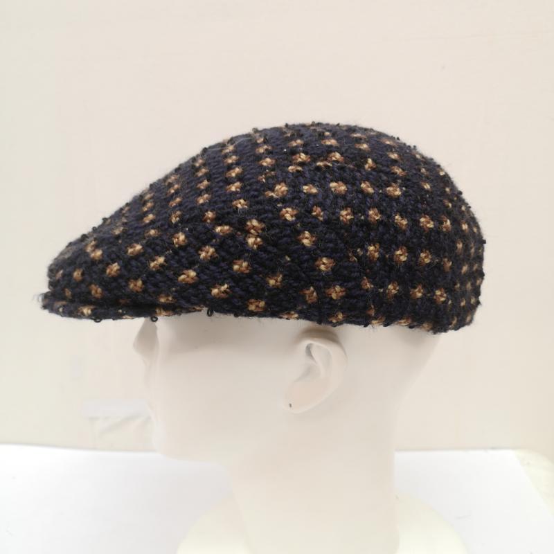 アダムエロペ ADAM ET ROPE  帽子 ハンチング ツイード ハンチング キャップ - 紺 / ネイビー / navy レディース USED 古着 中古 50167135