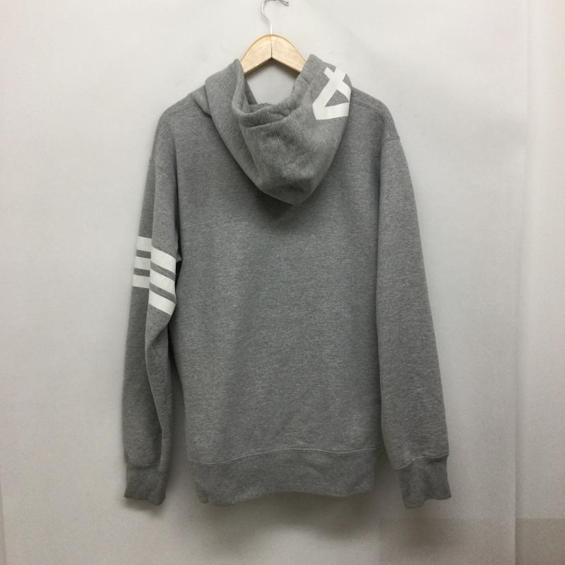 シュプリーム Supreme パーカー 長袖 supreme UNIVERSITY ZIP HOODIE L ロゴ、文字 灰 / グレー / gray メンズ USED 古着 中古 50167138
