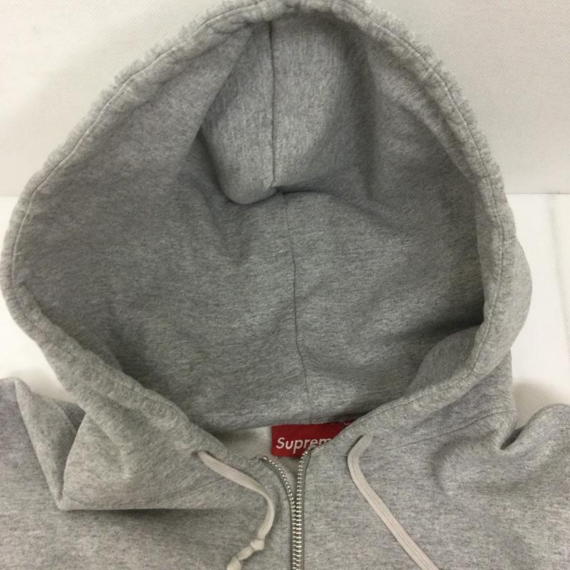 シュプリーム Supreme パーカー 長袖 supreme UNIVERSITY ZIP HOODIE L ロゴ、文字 灰 / グレー / gray メンズ USED 古着 中古 50167138