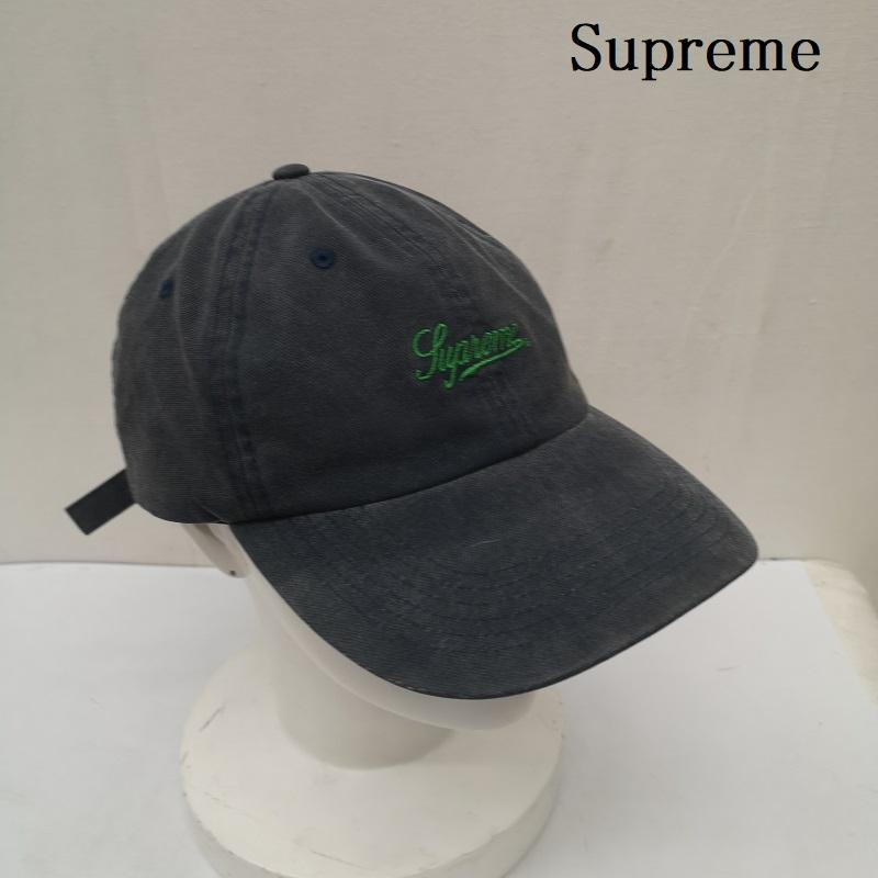 シュプリーム Supreme 帽子 キャップ 17SS Script Logo 6-Panel Cap キャップ - メンズ USED 古着 中古 50167142