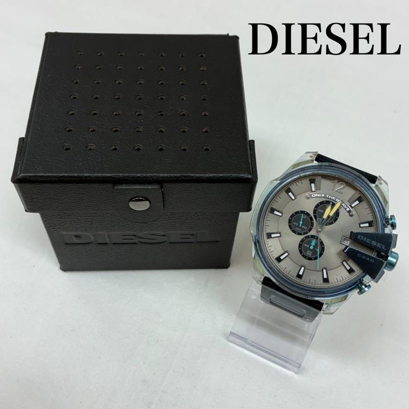 ディーゼル DIESEL 腕時計 アナログ（クォーツ式） MEGA CHIEF メガチーフ クロノグラフ アナログ クォーツ 腕時計 DZ-4487 - メンズ USED 古着 中古 50167146