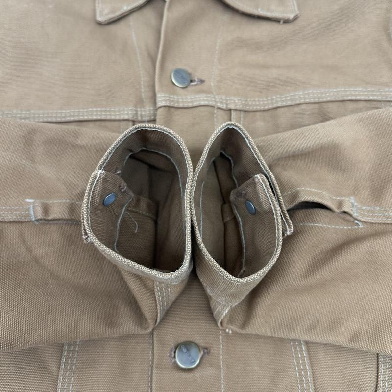 カーハート Carhartt ジャケット、上着 ジャンパー、ブルゾン 70s USA製 ダック トラッカー ジャケット 6WJ 38 茶 / ブラウン / brown メンズ USED 古着 中古 50167149