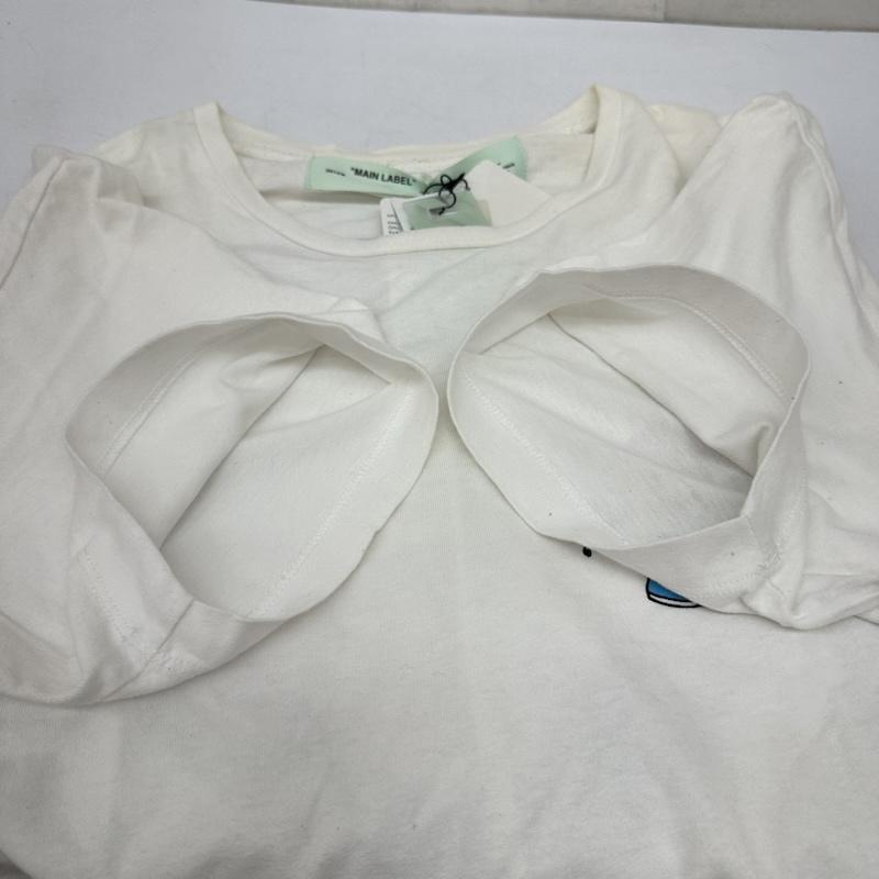 オフホワイト off white Tシャツ 半袖 BART PEACE SIGN S/S SLIM TEE シンプソンズ ロゴ プリント Tシャツ OMAA027S19185034 XL 白 / ホワイト / white メンズ USED 古着 中古 50167150