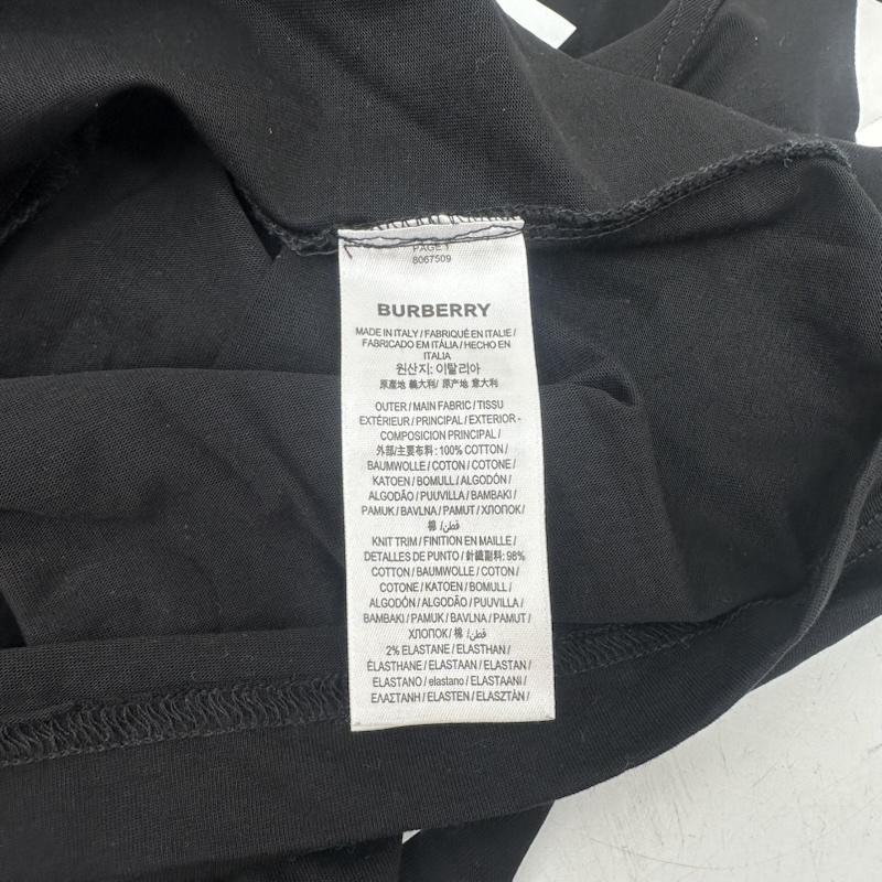 バーバリー BURBERRY Tシャツ 半袖 LONDON ホースフェリー ロゴ プリント Tシャツ L 黒 / ブラック / black メンズ USED 古着 中古 50167153