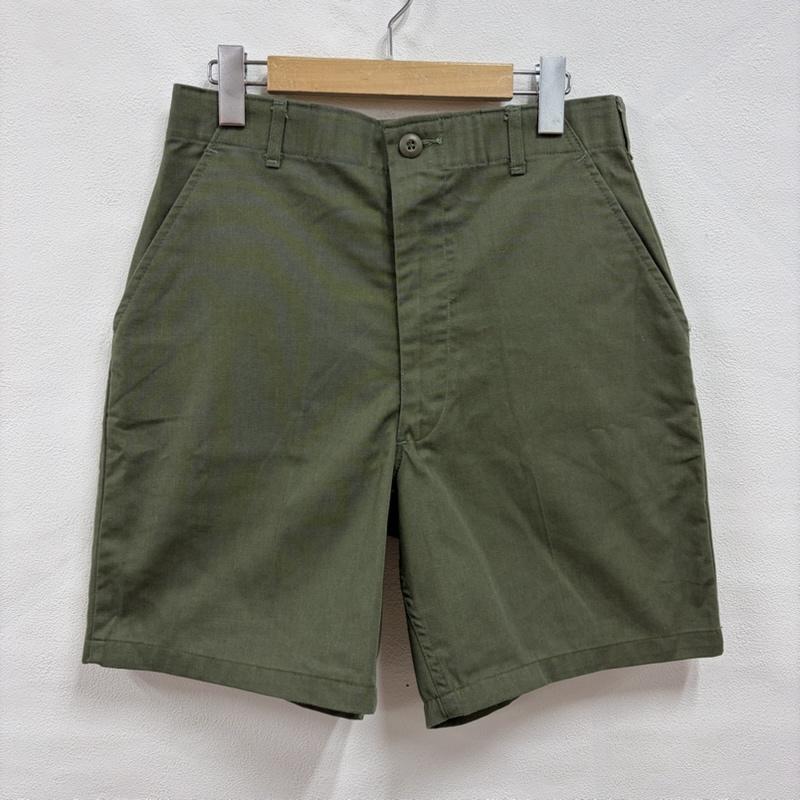ミリタリー ミリタリー パンツ ショートパンツ 80s US ARMY OG-507 ユーティリティ ベイカー ショート ハーフ パンツ コントラクトラベル ヴィンテージ 32インチ ロゴ、文字 X プリント カーキ / カーキ / khaki X オリーブグリーン / オリーブグリーン / メンズ USED 古着 中古 50167154