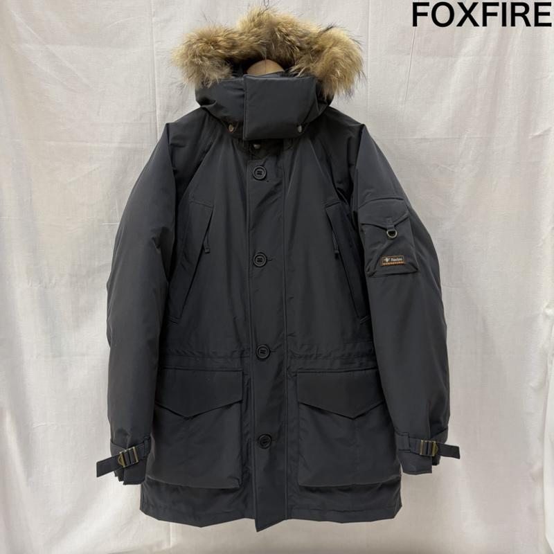 フォックスファイヤー FOXFIRE ジャケット、上着 ダウンジャケット 3WAY ダウンジャケット ダウンコート ラクーンファー 5113729 ダブルジップ M 無地 ダークグレー / ダークグレー / メンズ USED 古着 中古 50167155
