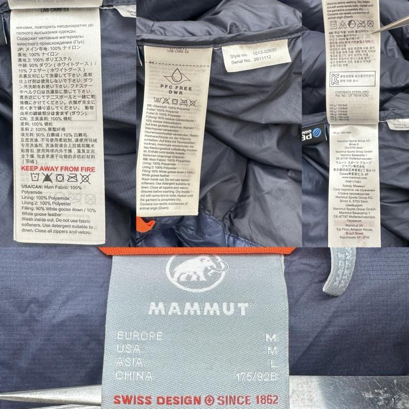 マムート Mammut ジャケット、上着 ダウンジャケット Gravity IN Hooded Jacket AF グラビティ インサレーション ジャケット 1013-02630 L 青 / ブルー / blue メンズ USED 古着 中古 50167158