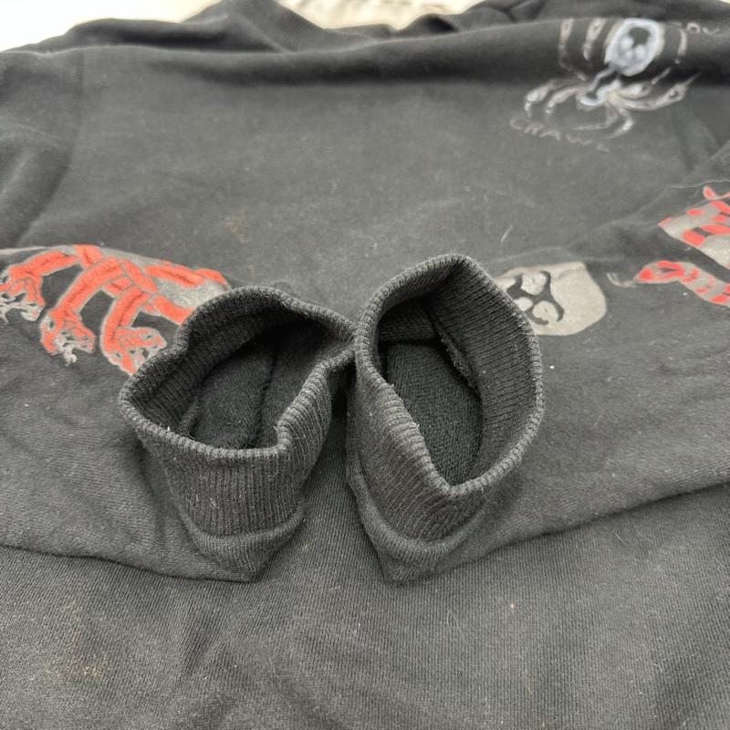フラグスタフ FLAGSTUFF トレーナー 長袖 TATTOO SWEAT タトゥー プリント クルーネック スウェット 19SS-5th-FS-01 M 黒 / ブラック / black メンズ USED 古着 中古 50167161