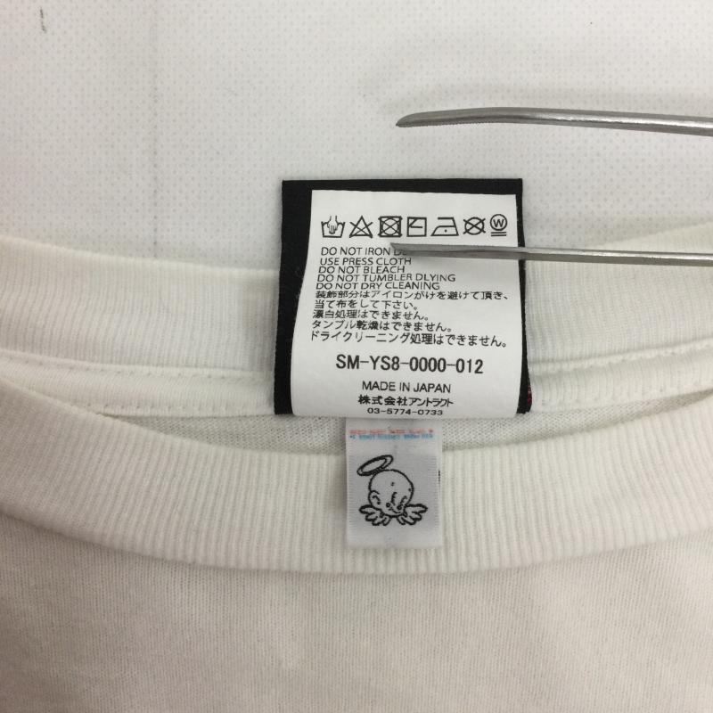 セントマイケル SAINT MICHAEL Tシャツ 半袖 SAINT MICHAEL SM-YS8-0000-012 RIBON SAINT リボンセント 半袖 ロゴ プリント Tシャツ M ロゴ、文字 白 / ホワイト / white メンズ USED 古着 中古 50167165