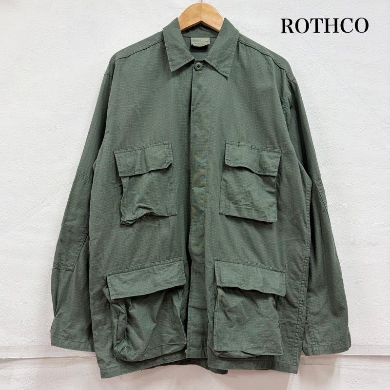 ロスコ ROTHCO ジャケット、上着 ジャケット、ブレザー フィールド ジャケット 長袖 シャツ ミリタリー リップストップ BDU M 無地 カーキ / カーキ / khaki X オリーブグリーン / オリーブグリーン / メンズ USED 古着 中古 50167167