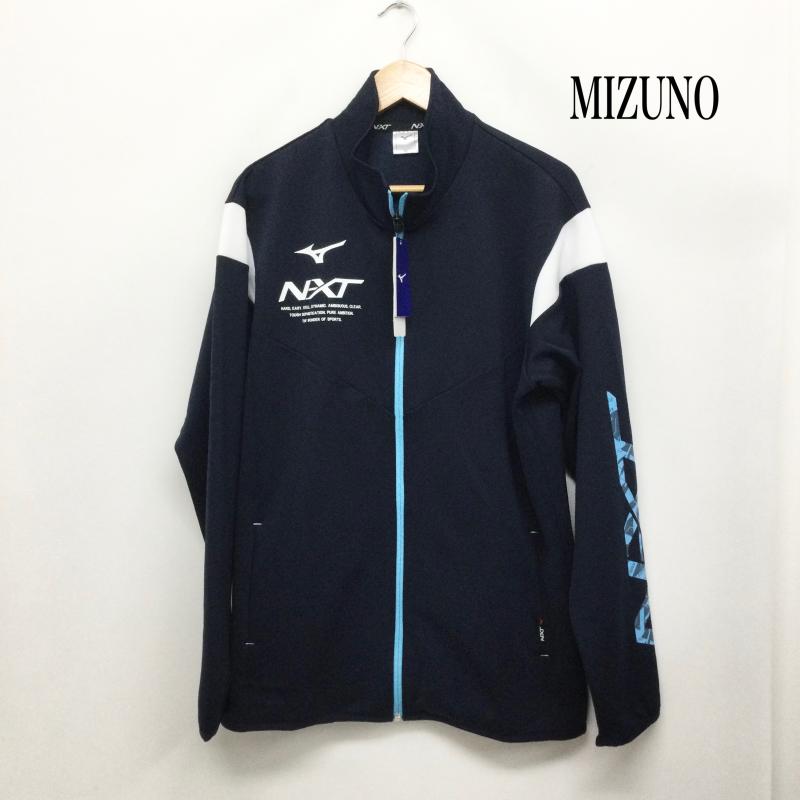 ミズノ MIZUNO ジャケット、上着 ジャンパー、ブルゾン MIZUNO N-XT ウォームアップジャケット 32JCA210 XXL ロゴ、文字 紺 / ネイビー / navy メンズ USED 古着 中古 50167172