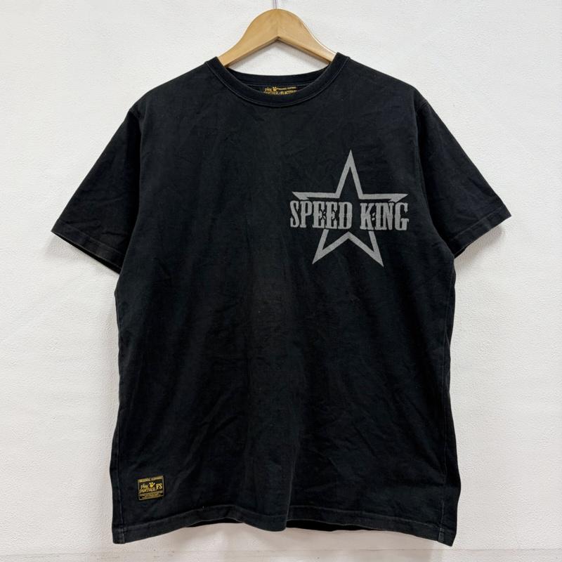 フラグスタフ FLAGSTUFF Tシャツ 半袖 ピンクパンサー 刺繍 半袖 Tシャツ SPEED KING ロゴ プリント L ロゴ、文字 X キャラクター X プリント X 刺繍 黒 / ブラック / black X 桃 / ピンク / pink X 灰 / グレー / gray メンズ USED 古着 中古 50167177