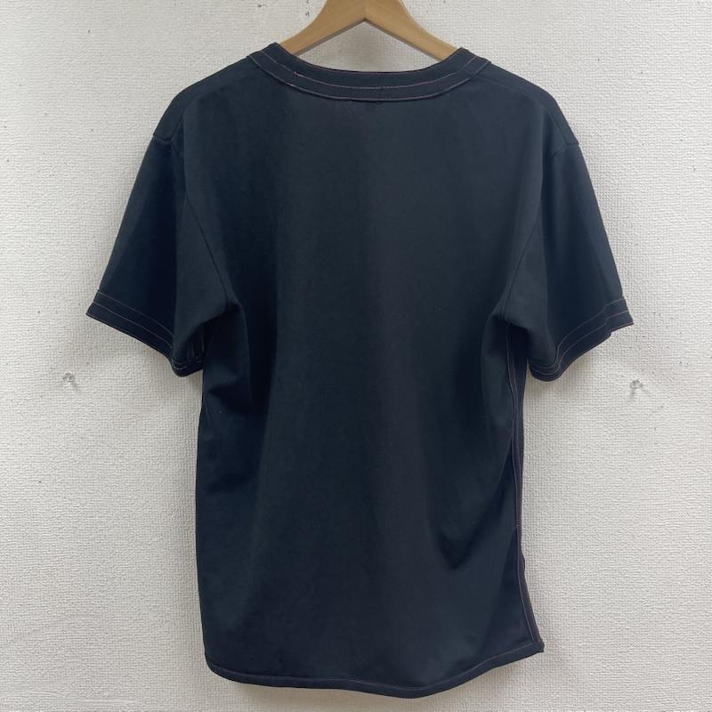 コムデギャルソンオムプリュス COMME des GARCONS HommePlus Tシャツ 半袖 ステッチ デザイン 半袖 Vネック Tシャツ カットソー L 黒 / ブラック / black メンズ USED 古着 中古 50167180