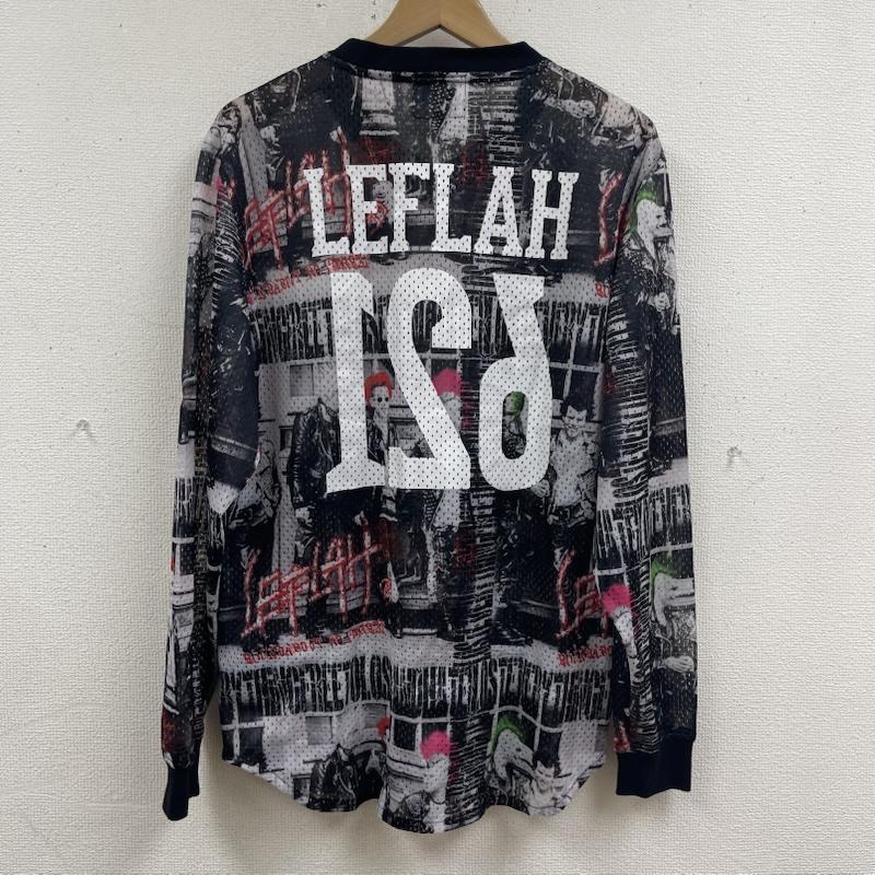 レフラー LEFLAH Tシャツ 長袖 メッシュ素材 総柄 デザイン 長袖 カットソー ロンT L マルチカラー / マルチカラー / multicolor メンズ USED 古着 中古 50167182