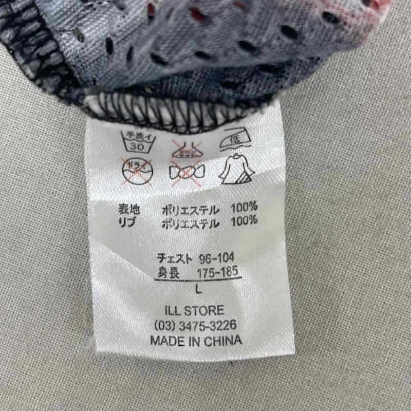 レフラー LEFLAH Tシャツ 長袖 メッシュ素材 総柄 デザイン 長袖 カットソー ロンT L マルチカラー / マルチカラー / multicolor メンズ USED 古着 中古 50167182