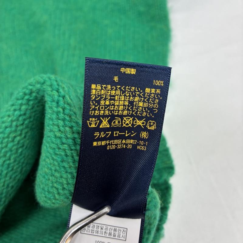 ポロラルフローレン POLO RALPH LAUREN ニット、セーター 長袖 サドルショルダー クルーネック ウール ニット セーター XL メンズ USED 古着 中古 50167185