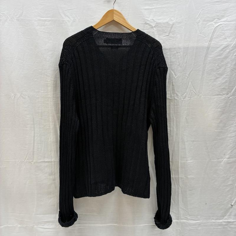 ポロバイラルフローレン Polo by RALPH LAUREN ニット、セーター 長袖 麻 リネン 100％ Vネック リブ ニット セーター XL メンズ USED 古着 中古 50167190