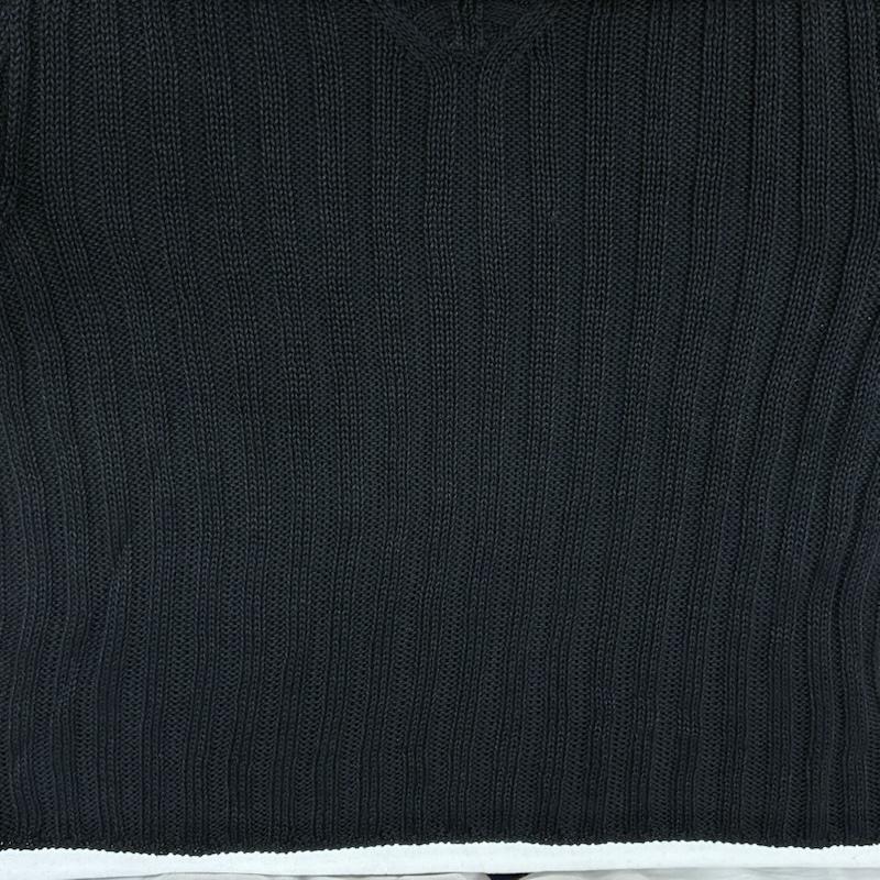 ポロバイラルフローレン Polo by RALPH LAUREN ニット、セーター 長袖 麻 リネン 100％ Vネック リブ ニット セーター XL メンズ USED 古着 中古 50167190