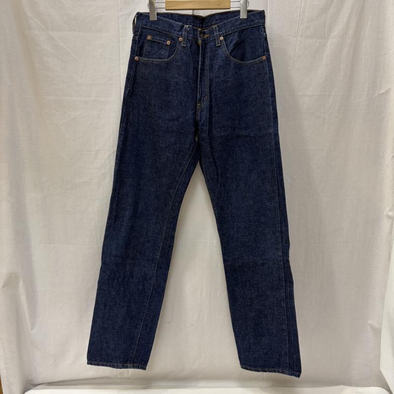 リーバイス Levi s パンツ デニム、ジーンズ 502xx BIGE 502-0003 テーパード ボタン裏J22 ビッグE 赤耳 セルビッチ 32インチ 無地 紺 / ネイビー / navy メンズ USED 古着 中古 50167191