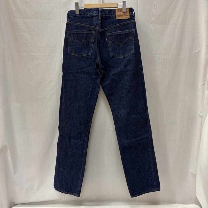 リーバイス Levi s パンツ デニム、ジーンズ 502xx BIGE 502-0003 テーパード ボタン裏J22 ビッグE 赤耳 セルビッチ 32インチ 無地 紺 / ネイビー / navy メンズ USED 古着 中古 50167191