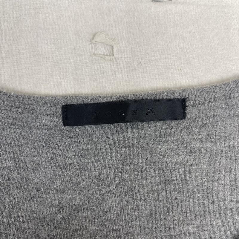 ロア－ roar Tシャツ 半袖 LOVE AND PEACE メタル スタッズ Tシャツ カットソー 灰 / グレー / gray メンズ USED 古着 中古 50167195