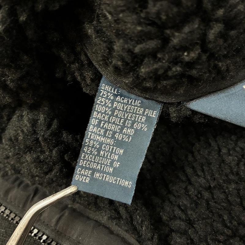 ポロバイラルフローレン Polo by RALPH LAUREN ジャケット、上着 ジャンパー、ブルゾン ポニー 刺繍 裏ボア フリース ライナー ジップアップ ブルゾン ジャケット L メンズ USED 古着 中古 50167196