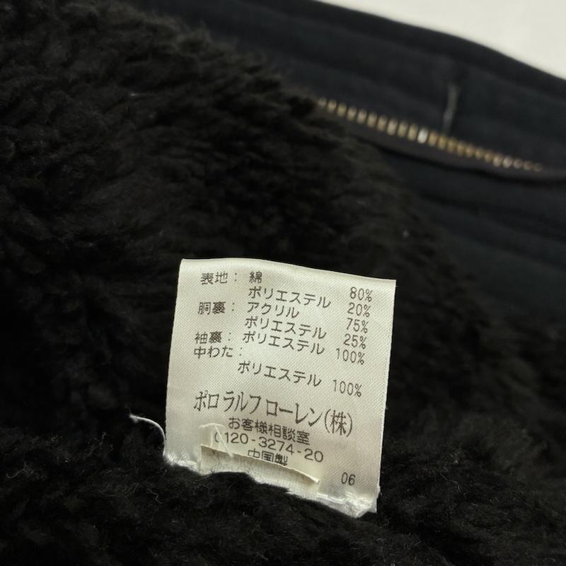 ポロジーンズカンパニー POLO JEANS COMPANY ジャケット、上着 ジャンパー、ブルゾン RALPH LAUREN 裏ボア フリースライナー N-1 タイプ コットン デッキジャケット S メンズ USED 古着 中古 50167198