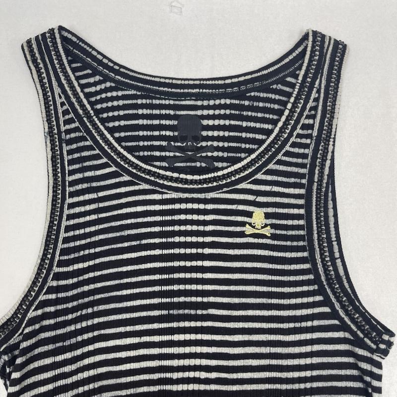 ロエン ROEN タンクトップ タンクトップ スカル ドクロ 刺繍 ボーダーリブ タンクトップ L マルチカラー / マルチカラー / multicolor メンズ USED 古着 中古 50167199