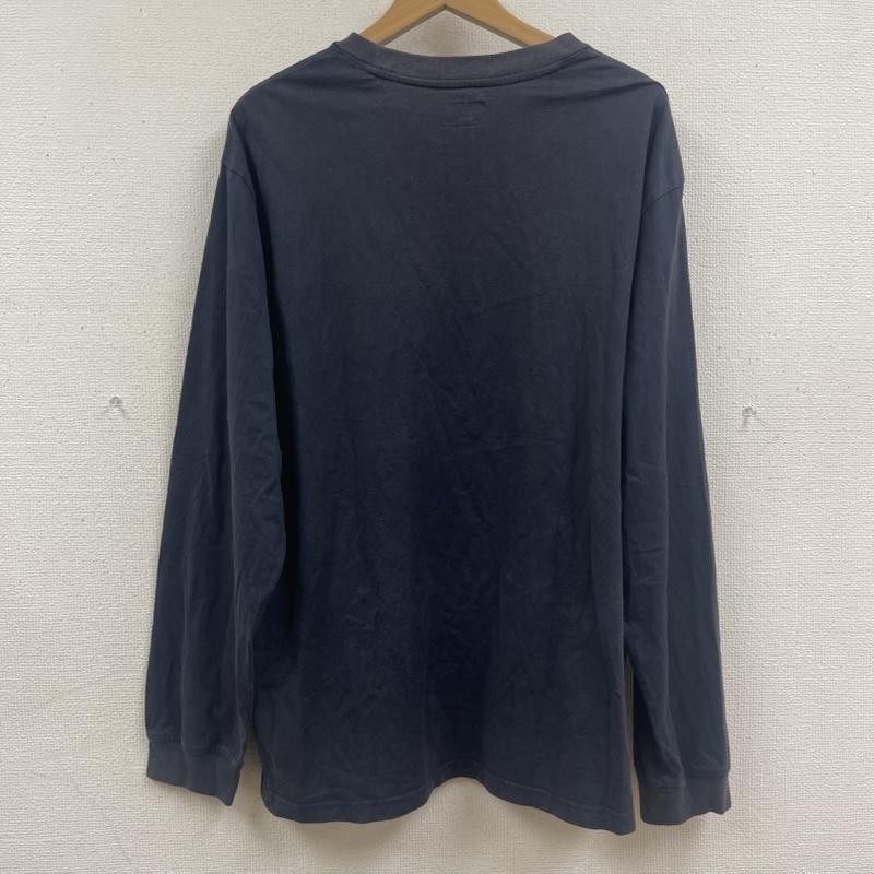 シュプリーム Supreme Tシャツ 長袖 Small Box L/S Tee ロゴ刺繍 ロングスリーブ Tシャツ カットソー L 紺 / ネイビー / navy メンズ USED 古着 中古 50167205
